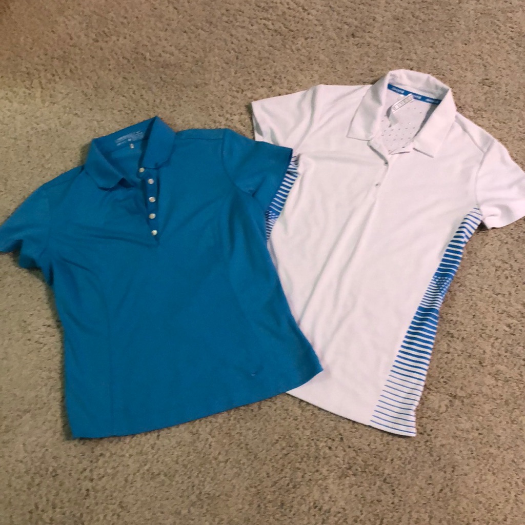Bundle Of 2 Short Sleeve Golf Shirts